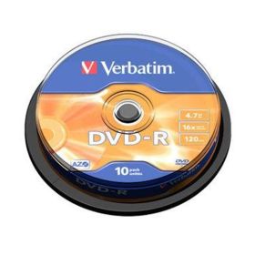 Verbatim DVD-R 16x 4.7GB (Tarrina 10 Uds)
