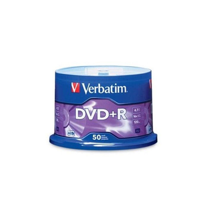 Verbatim DVD+R 16x 4.7GB (Tarrina 50 Uds)