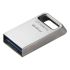 Kingston DataTraveler Micro Memoria USB 64GB - USB 3.2 Gen 1 - Ultracompacta y Ligera - Enganche para Llavero - Cuerpo Metalico (Pendrive)