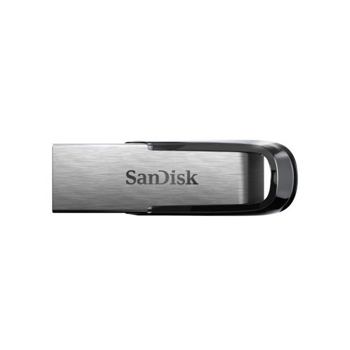 Sandisk Ultra Flair Memoria USB 3.0 64GB - Sin Tapa - Color Acero/Negro (Pendrive)