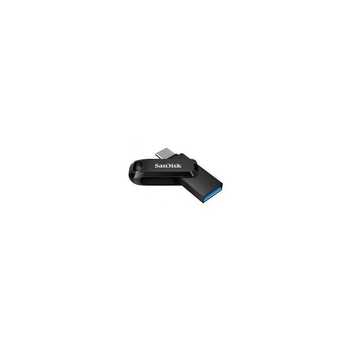 Sandisk Ultra Dual Drive Go Memoria USB-C y USB-A 64GB - Hasta 150MB/s de Lectura - Color Negro (Pendrive)