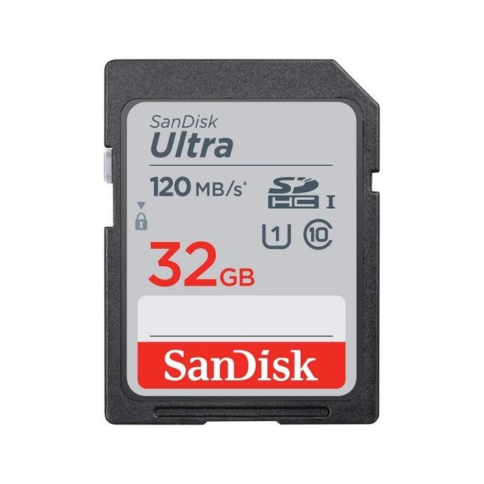 Sandisk Ultra Tarjeta SDHC 32GB UHS-I Clase 10 120MB/s