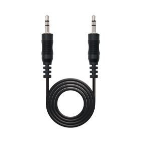 Nanocable Cable Audio Estereo Jack 3.5mm Macho a Jack 3.5mm Macho 3m - Color Negro