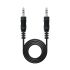 Nanocable Cable Audio Estereo Jack 3.5mm Macho a Jack 3.5mm Macho 10m - Color Negro