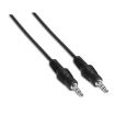 Aisens Cable Audio Estereo - JACK 3.5/M-JACK 3.5/M - 0.3 m - Color Negro
