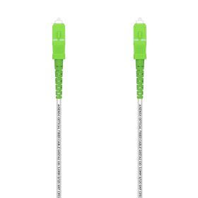 Aisens Cable Fibra Optica Latiguillo G657A2 3.0 9/125 SMF Simplex CPR Dca LSZH - SC/APC-SC/APC - 2.0M - Color Blanco