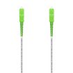 Aisens Cable Fibra Optica Latiguillo G657A2 3.0 9/125 SMF Simplex CPR Dca LSZH - SC/APC-SC/APC - 50M - Color Blanco