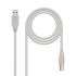 Nanocable Cable de Impresora USB-A 2.0 Macho a USB-B Macho 1m
