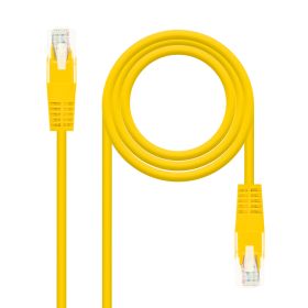 Nanocable Cable de Red Latiguillo RJ45 Cat.6 UTP AWG24 0.50m - Color Amarillo