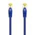 Aisens Cable de Red Latiguillo RJ45 LSZH Cat.7 600 MHz S/FTP PIMF AWG26 - 25cm - Color Azul