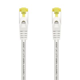 Aisens Cable de Red Latiguillo RJ45 LSZH Cat.7 600 MHz S/FTP PIMF AWG26 - 1.0M - Color Blanco