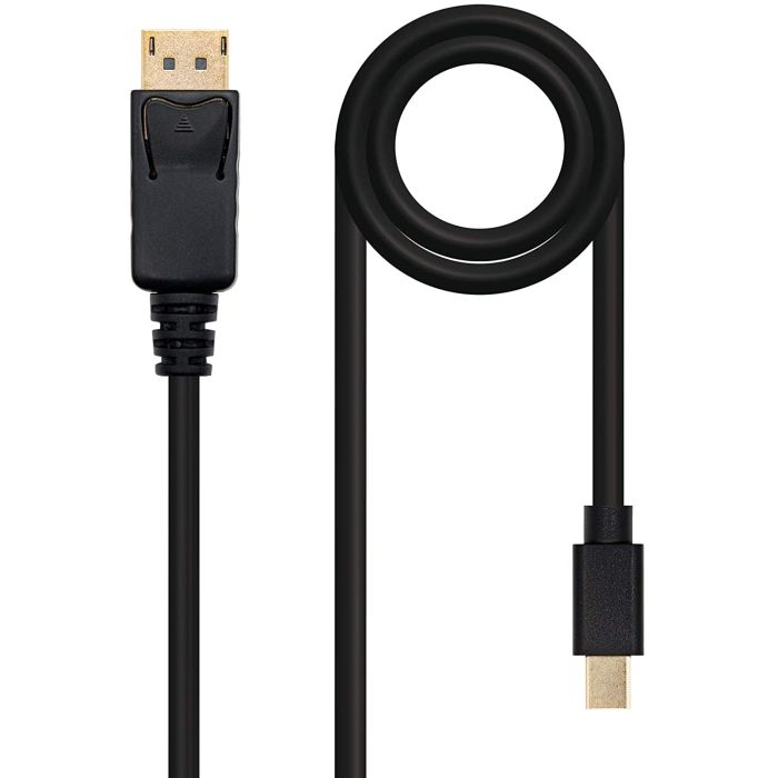 Nanocable Cable Mini DP Macho a DisplayPort Macho 2m - Color Negro