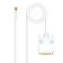 Nanocable Cable Conversor Mini DP Macho a DVI Macho 5m - Color Blanco
