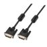 Aisens Cable DVI Single Link 18+1 con Ferrita - DVI-D Macho a DVI-D Macho - 5.0m - (1920x1200) - Color Negro
