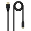 Nanocable Cable HDMI v1.3 Macho a Mini HDMI Macho 1.80m - Color Negro