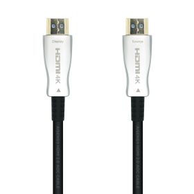 Aisens Cable HDMI V2.0 AOC (Active Optical Cable) Premium Alta Velocidad/ HEC 4K@60HZ 18GBPS - A/M-A/M - 15m - Color Negro