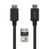 Aisens Cable HDMI V2.1 Certificado Ultra Alta Velocidad 8K@60Hz 48Gbps - A/M-A/M - 0.5m - Color Negro