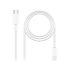 Nanocable Cable USB-C Macho a Lightning Macho 2m - Color Blanco
