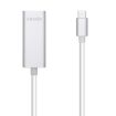 Aisens Conversor USB3.1 Gen1 USB-C a Ethernet Gigabit 10/100/1000 Mbps - 15cm - Color Plata