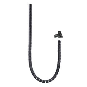 Nanocable Organizador de Cables Flexibles 25mm 1m - Color Negro