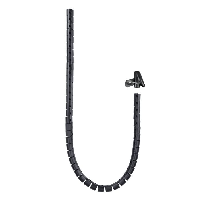 Nanocable Organizador de Cables Flexibles 25mm 1m - Color Negro