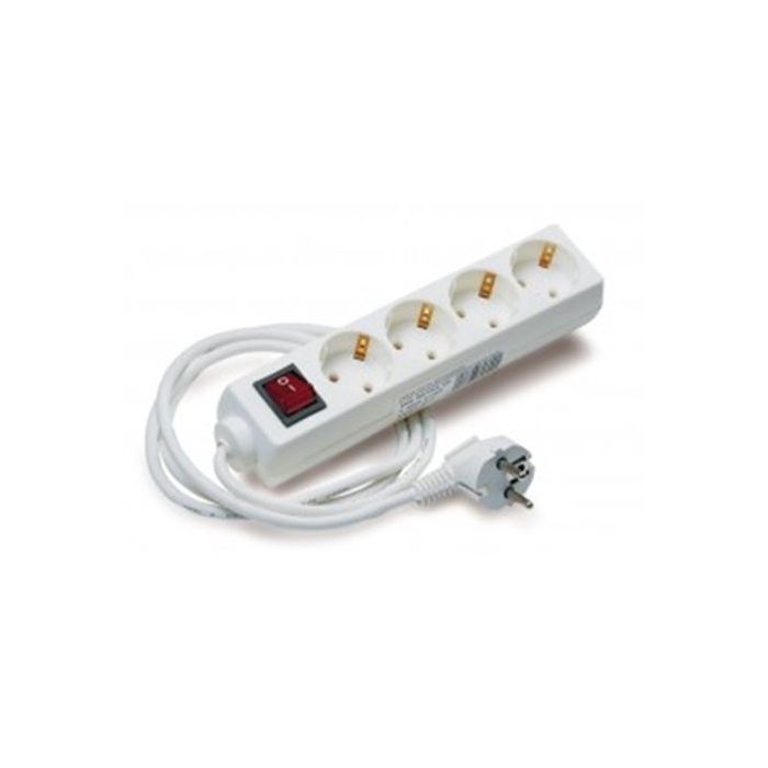 Elbat Regleta Alimentacion - 4x Schukos - Interruptor On/Off - Cable de 1.50m