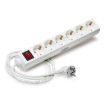 Elbat Regleta Alimentacion - 6 Tomas Schuko - Interruptor On/Off - Cable de 1.50m