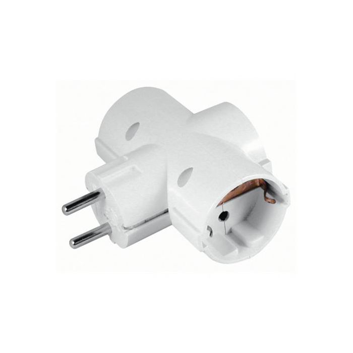 Elbat Adaptador Universal de 3 Tomas - Proteccion Infantil