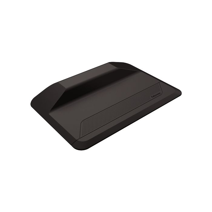 Fellowes ActiveFusion Alfombra Antifatiga - Peldaño para Multiples Posiciones de Pie - Bordes Biselados - Diseño Ergonomico - Color Negro