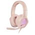 Mars Gaming MH320 Auriculares Gaming con Microfono Plegable - Iluminacion RGB - Diadema Ajustable - Almohadillas Acolchadas - Control en Cable - Cable Trenzado de 2m