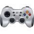 Logitech F710 Mando/Gamepad Inalambrico USB - Para PC - 12 Botones - Color Plata/Negro