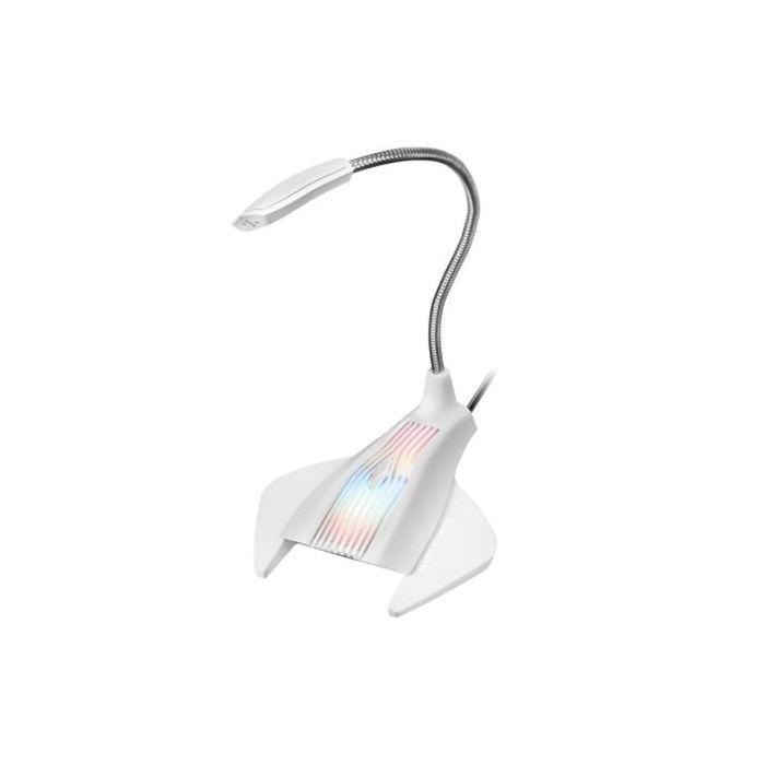 Mars Gaming MMiC Microfono de Mesa con Cuello Flexible USB - Iluminacion RGB - Boton Silencio - Cable de 1.50m