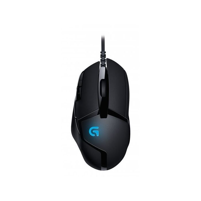 Logitech G402 Hyperion Fury Raton USB 4000dpi - 7 Botones Programables - Iluminacion LED - Uso Diestro - Color Negro