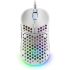 Mars Gaming MM55 Raton Gaming USB 12800dpi - Carcasa de Panel Perforado - 5 Botones - Iluminacion RGB Chroma - Uso Diestro - Cable de 1.70m