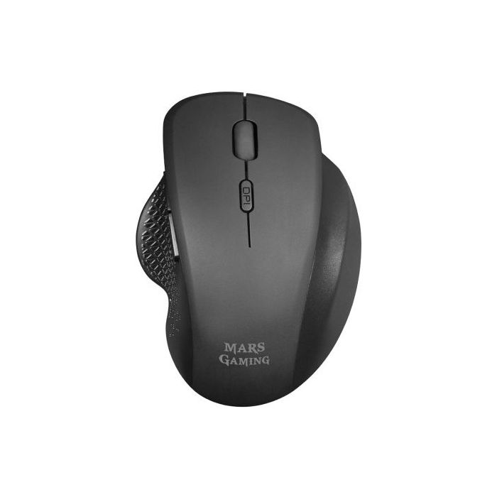 Mars Gaming MMWERGO Raton Inalambrico USB 3200dpi - Diseño Ergonomico - Switches Mecanicos Kailh - Uso Diestro