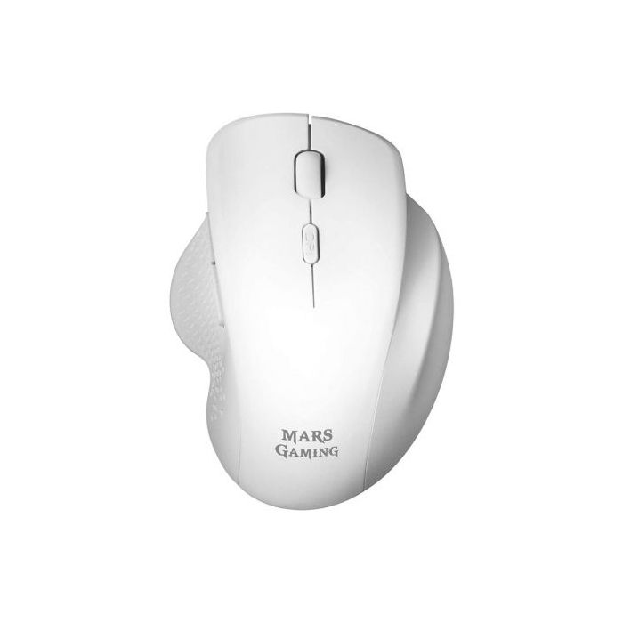 Mars Gaming MMWERGO Raton Inalambrico USB 3200dpi - Diseño Ergonomico - Switches Mecanicos Kailh - Uso Diestro