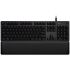 Logitech G513 Teclado Mecanico Gaming USB - Teclas Mecanicas GX Brown - Iluminacion RGB Lightsync - Superficies de Metal - Reposamuñecas de Espuma - Cable de 30cm - Color Negro