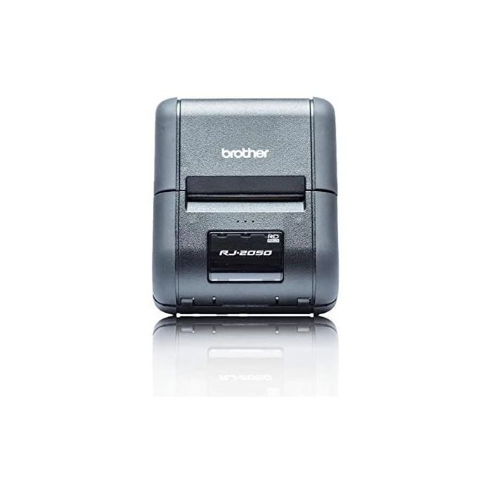 Brother RJ-2050 Impresora Termica Portatil de Tickets WiFi USB Bluetooth MFI - Resolucion 203ppp - Velocidad 152mms - Color Gris