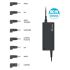 Cromad Cargador Universal Automatico 90W - 8 Puntas - Voltaje 19-20V - Selector de Voltaje Automatico - Proteccion Sobrecargas, Cortocircuitos y Sobretensión