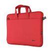 Trust Bologna Maletin para Portatil hasta 16" - Fabricado con Materiales Reciclados - Compartimento Exterior - Acolchado - Asa y Bandolera de Transporte