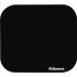 Fellowes Alfombrilla Premium - Base de Goma Antideslizante - Superficie de Poliester - 23.2x19.9cm - Color Negro