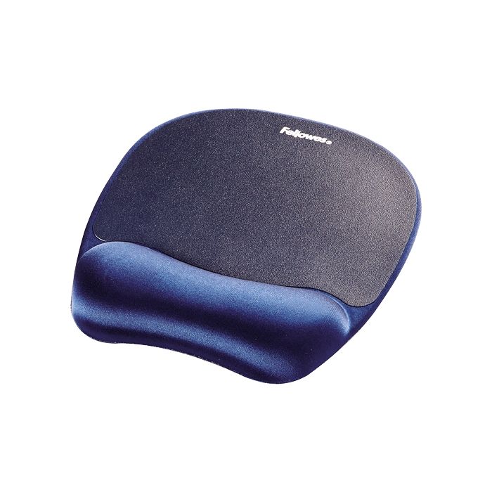 Fellowes Alfombrilla con Reposamuñecas Espuma Memory Foam - Confort Excepcional - Color Zafiro