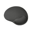 Trust BigFoot Alfombrilla Raton Ergonomica - Reposamuñecas de Gel - Medidas 23.6x20.5x1.6 cm - Color Negro