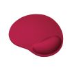Trust BigFoot Alfombrilla Raton Ergonomica - Reposamuñecas de Gel - 23.6 x 20.5 cm - Color Rojo