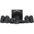Logitech Z906 Sistema de Altavoces 5.1 THX 1000W - Subwoofer 165W - Dolby & DTS - Mando a Distancia - Color Negro