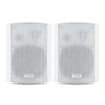 Tooq Altavoces Autoamplificados de Pared 60W - Control de Volumen, Agudos y Bajos - Soporte Giratorio 180º - Color Blanco