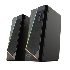 Trust Gaming GXT 609 Zoxa Altavoces USB 2.0 12W - Iluminacion LED RGB - Altavoz de 40mm - Color Negro