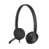 Logitech H340 Auriculares con Microfono USB - Microfono Plegable - Diadema Ajustable - Almohadillas Acolchadas - Cable de 1.80m - Color Negro