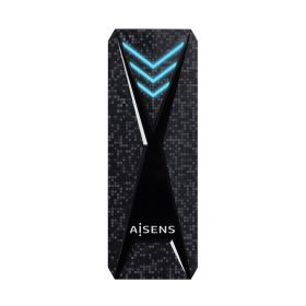 Aisens Carcasa Externa SSD M.2 NGFF/NVMe USB-C 3.2 Gen2 - Iluminacion LED RGB