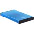 Tooq Carcasa Externa HDD/SDD 2.5" hasta 9,5mm SATA USB 3.0 - Color Azul